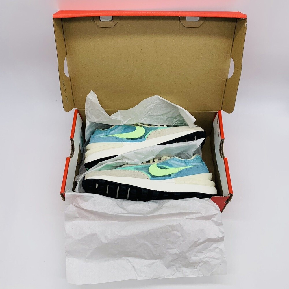 NIKE WAFFLE ONE - Scream Green ( DC2533-401 ) Women's Size 6 ** BRAND NEW ** - Picture 5 of 7